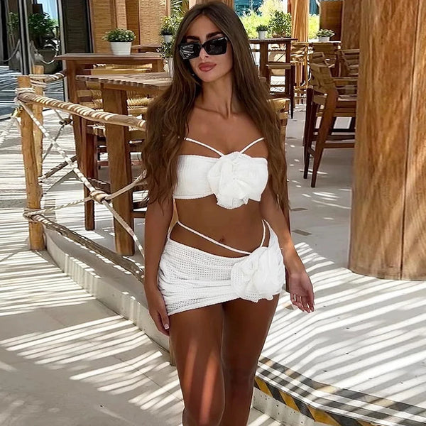 EraPosh BloomChase 3 Piece Bikini Set