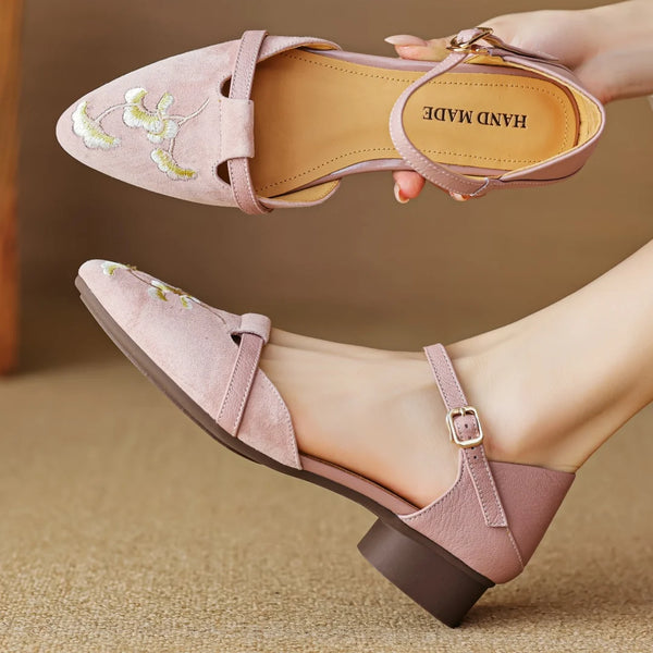 EraPosh Wraps Elegance In Suede Flats