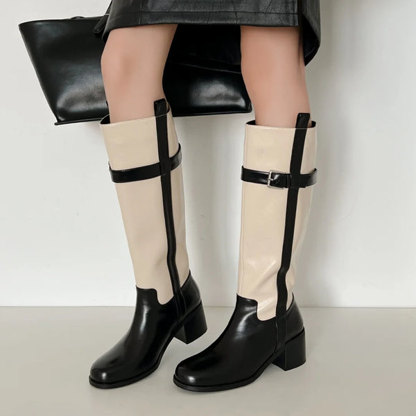 EraPosh Rides Loud In Leather Boots