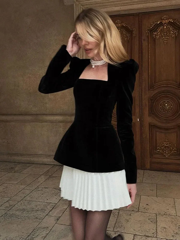 EraPosh Velvet Script & Pleated Power Set