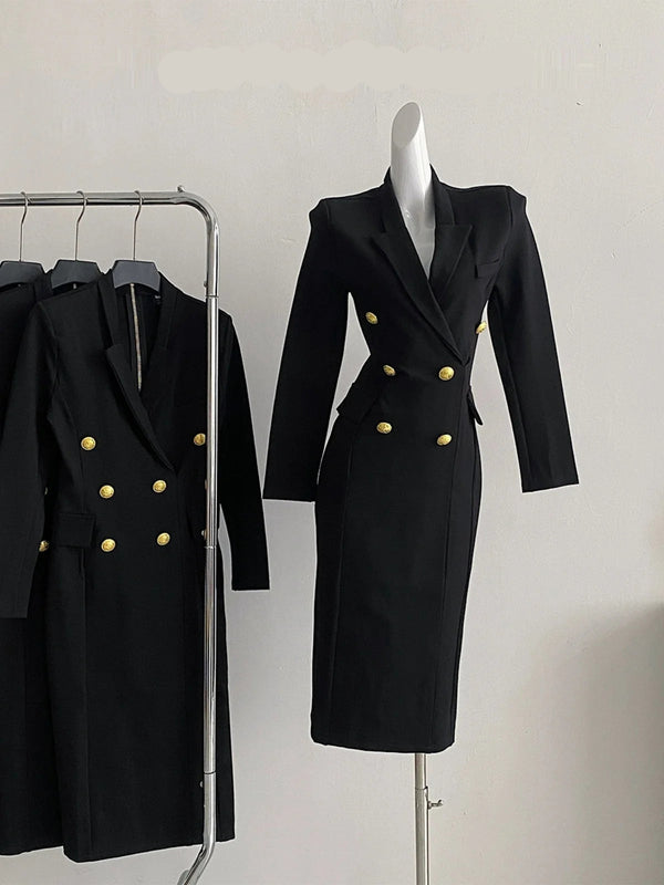 EraPosh Power Script Blazer Dress