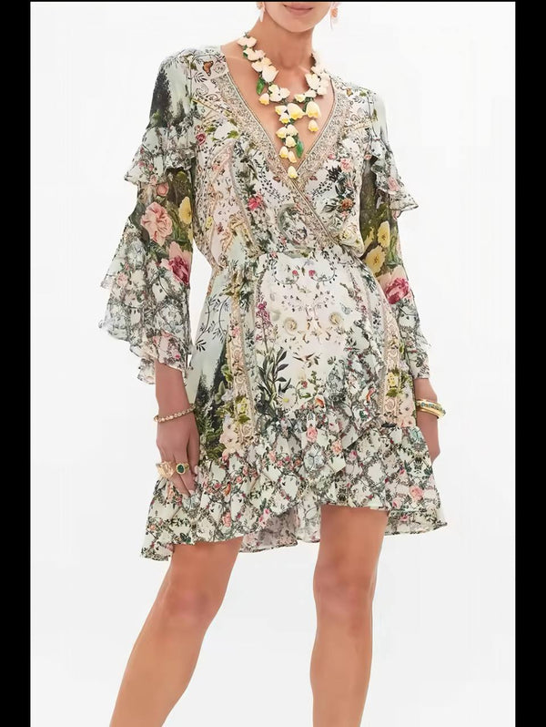 EraPosh IslandBlush Flare Dress