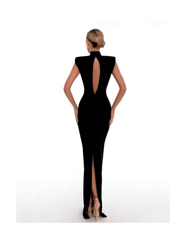 EraPosh Glam Crystal Maxi Dress - Image 2